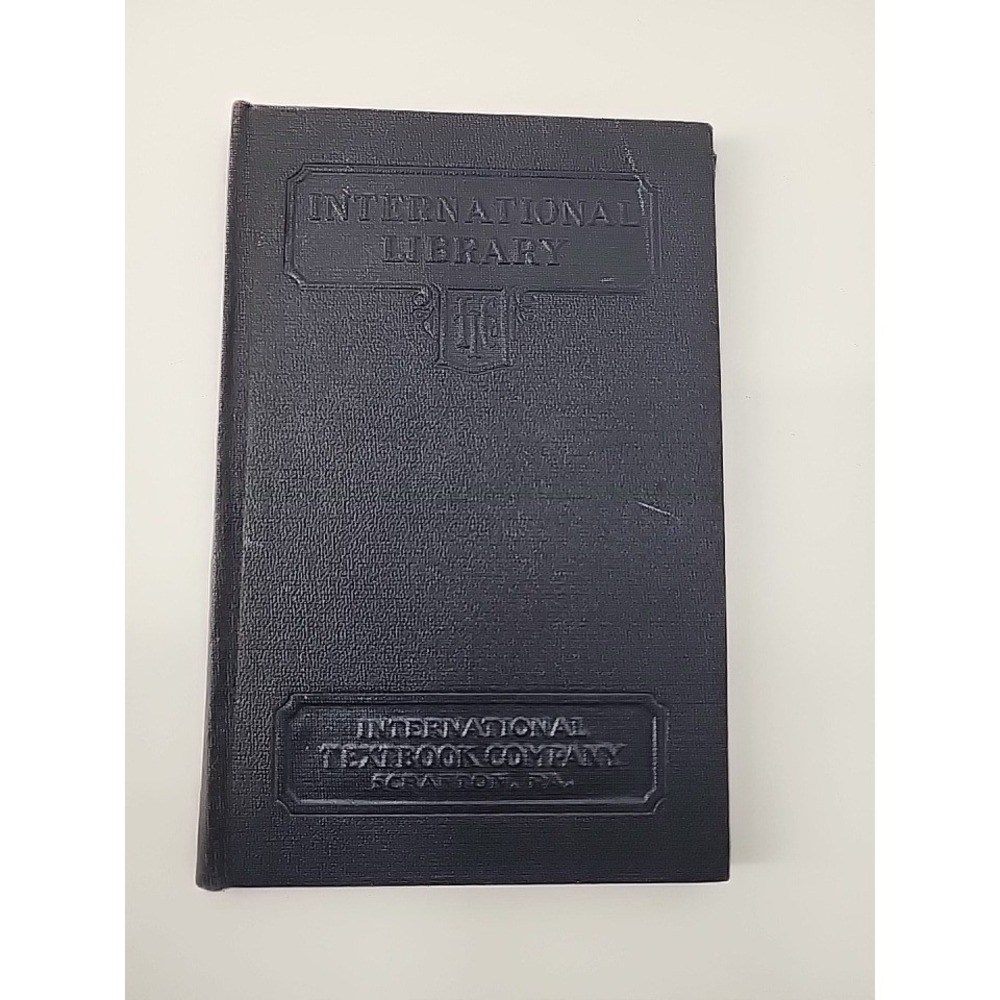 Vintage Elements of Algebra International Library Textbook Company Hardcover
